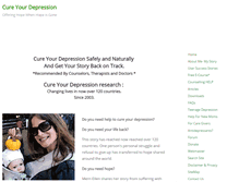 Tablet Screenshot of cure-your-depression.com